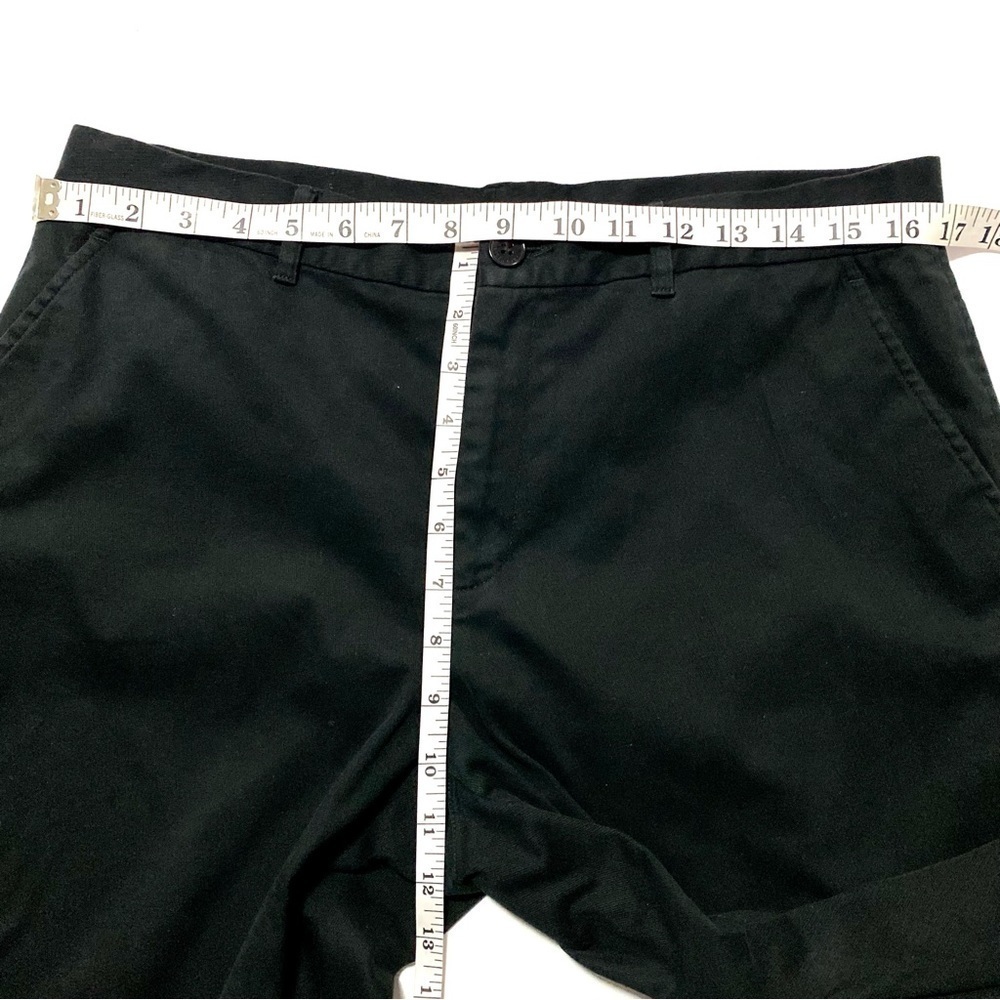 LAUREN Ralph Lauren Black Cotton Twill Pants Size 12 Work Office Business Casual - Picture 8 of 11